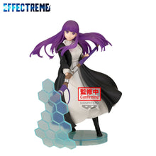 Load image into Gallery viewer, Fern's Magic Takes Form
Bring the composed power of Fern to your collection with this officially licensed Frieren: Beyond Journey's End Effectreme Figure from Banpresto.

Fern is captured in the middle of casting magic, gripping her distinctive staff as her long purple hair and flowing black cloak sweep dramatically behind her. Her calm expression perfectly reflects the young mage's focused personality, creating a figure that feels powerful without needing an exaggerated pose.

The standout feature is the l

