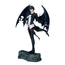 Load image into Gallery viewer, DIABLO BRINGS POWER AND ELEGANCE TO YOUR DISPLAY
Bring the formidable Diablo to your collection with this officially licensed That Time I Got Reincarnated as a Slime Espresto Figure by Banpresto / Bandai Spirits.

Diablo is dramatically recreated with his distinctive black hair, elegant black-and-white attire and enormous demonic wings spread behind him. Standing upon a rocky display base, his confident pose perfectly captures the sophisticated yet intimidating presence of one of Rimuru Tempest's most power
