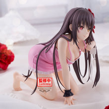 Load image into Gallery viewer, A RARE RELAXED MOMENT WITH KURUMI
Add one of Date A Live's most recognisable Spirits to your collection with this beautiful Kurumi Tokisaki Relax Time Figure from Banpresto.

Part of Banpresto's popular Relax Time collection, this figure presents Kurumi away from her usual darker and more dangerous appearance, capturing the mysterious Spirit during a much calmer moment.

Kurumi is beautifully recreated in a kneeling pose wearing a delicate pink outfit, with her incredibly long dark hair flowing around her. 
