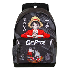 Load image into Gallery viewer, SET SAIL WITH LUFFY 🎒🏴☠️
Take a little piece of the Grand Line wherever you go with this official One Piece Luffy Backpack from Karactermania.

Featuring Monkey D. Luffy across the upper front together with the One Piece logo and Thousand Sunny-inspired artwork, the black and grey design makes this a brilliant everyday backpack for One Piece fans who want something practical without hiding their love for the Straw Hat Pirates. Shop For Geek

Built for everyday use, the backpack combines generous storage w
