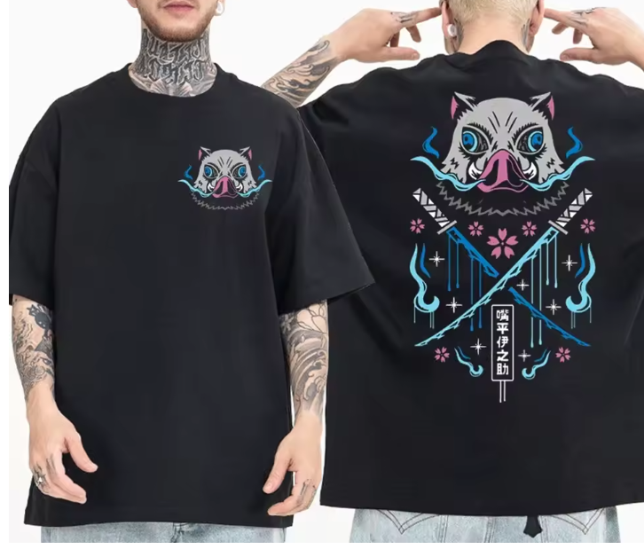 Inosuke Hashibira - Demon Slayer - Japanese Anime T-Shirt - Unisex ...