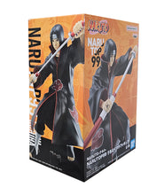 Load image into Gallery viewer, Free UK Royal Mail Tracked 24hr delivery   Striking figure of Itachi Uchiha from the legendary anime Naruto. This statue is launched by Banpresto as part of their latest NARUTOP99 collection.   This statue is created meticulously, showing Itachi posing in battlemode drawing his sword, wearing his Akatsuki cloak.   This PVC statue stands at 16cm, and packaged in a gift/collectible box from Bandai.
