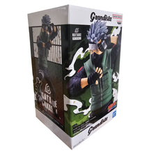 Load image into Gallery viewer, Free UK Royal Mail Tracked 24hr delivery  

Remarkable statue of Kakashi Hatake from the legendary anime series Naruto. This figure is launched by Banpresto as part of their latest Grandista series. 

This figure is created in excellent detail, showing Kakashi posing strikingly in his battle uniform. -Stunning! 

This PVC statue stands at 23cm tall, and packaged in a gift collectible box from Bandai. 

Official brand: Banpresto / Bandai 

EAN: 4983164290639
