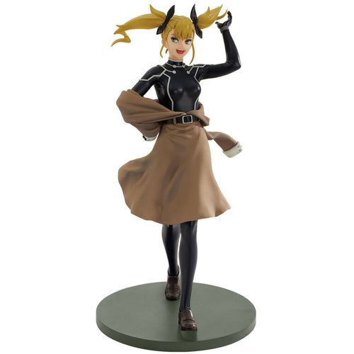 Free UK Royal Mail Tracked 24hr delivery 

Stunning statue of Kikoru Shinomiya from the popular anime Kaiju No.8. This beautiful figure is launched by ICHIBANSHO FIGURE as part of their latest collection.

This statue is created meticulously, showing Shinomiya posing beautifully taking her jacket off, revealing her defence force combat suit. - Stunning!