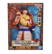 Load image into Gallery viewer, Free UK Royal Mail Tracked 24hr delivery

Beautiful statue of Kikunojo (Known as Kiku) from the legendary anime ONE PIECE. This statue is launched by Banpresto as part of their latest DXF collection - The Grandline Seies - Extra. 

The sculptor created this piece in amazing fashion, showing Kiku posing in her Samurai battle armour, holding her katana attached on her side. - Stunning ! 
