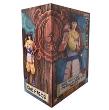 Load image into Gallery viewer, Free UK Royal Mail Tracked 24hr delivery

Beautiful statue of Kikunojo (Known as Kiku) from the legendary anime ONE PIECE. This statue is launched by Banpresto as part of their latest DXF collection - The Grandline Seies - Extra. 

The sculptor created this piece in amazing fashion, showing Kiku posing in her Samurai battle armour, holding her katana attached on her side. - Stunning ! 
