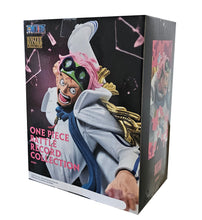 Load image into Gallery viewer, Free UK Royal Mail Tracked 24hr delivery 

Breathtaking statue of Koby from the legendary anime series ONE PIECE. This amazing statue is launched by Banpresto as part of their latest Battle Record Collection. 

The creator has completed this piece remarkably,  showing Koby posing amazingly in his marine outfit leaping into the air, captured in motion perfectly. -Stunning! 

This PVC statue stands at 17cm tall, and packaged in a beautiful gift/collectible box from Bandai. 

Official brand: Bandai / Banpresto
