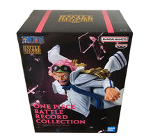 Load image into Gallery viewer, Free UK Royal Mail Tracked 24hr delivery 

Breathtaking statue of Koby from the legendary anime series ONE PIECE. This amazing statue is launched by Banpresto as part of their latest Battle Record Collection. 

The creator has completed this piece remarkably,  showing Koby posing amazingly in his marine outfit leaping into the air, captured in motion perfectly. -Stunning! 

This PVC statue stands at 17cm tall, and packaged in a beautiful gift/collectible box from Bandai. 

Official brand: Bandai / Banpresto

