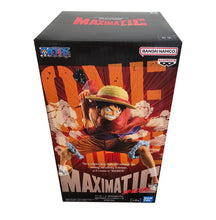Load image into Gallery viewer, Free UK Royal Mail Tracked 24hr delivery

Stunning statue of Monkey D. Luffy from the legendary anime ONE PIECE. This amazing figure is launched by Banpresto as part of their latest Maximatic collection. - ver A. 

This statue is sculpted in immense detail, showing Monkey D. Luffy posing in his classic pirate outfit, captured in motion and ready to unleash his Gomu Gomu no Pistol. - Stunning! 

This PVC statue stands at 21cm tall, and packaged in a gift/collectible box from Bandai.

Official brand: Banprest
