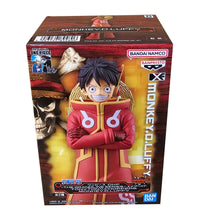 Load image into Gallery viewer, Free UK Royal Mail Tracked 24hr delivery

Astounding statue of Monkey D. Luffy from the legendary anime ONE PIECE. This amazing statue is launched by Banpresto as part of the latest Egghead series. - DFX collection. 

The creator has completed this piece in excellent fashion, showing Luffy posing in his egghead suit, wearing his egghead earpiece. - Stunning ! 
