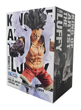 Load image into Gallery viewer, Free UK Royal Mail Tracked 24hr delivery   High-detailed premium statue of Monkey D. Luffy (Gear 4 technique) from the legendary anime series ONE PIECE. This figure is launched by Banpresto as part of their amazing King of Artist collection.  The figure is created meticulously showing Monkey D. Luffy posing in battle mode, with his Gear 4 form. 
