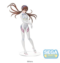 Load image into Gallery viewer, Free UK Royal Mail Tracked 24hr delivery 

Stunning statue of Mari Illustrious Makinami (Known as Maria Iscariot) from the Legendary anime Evangelion. This beautiful statue is launched by SEGA as part of their latest SPM collection. - Adapted from the movie 3.0 + 1.0 Thrice Upon a Time. 

This statue is created meticulously, showing Maria Iscariot posing elegantly in her white plug suit. From the hair, facial expression down to every part of her suit, all created in in-depth detail. - Stunning ! 

This PVC 
