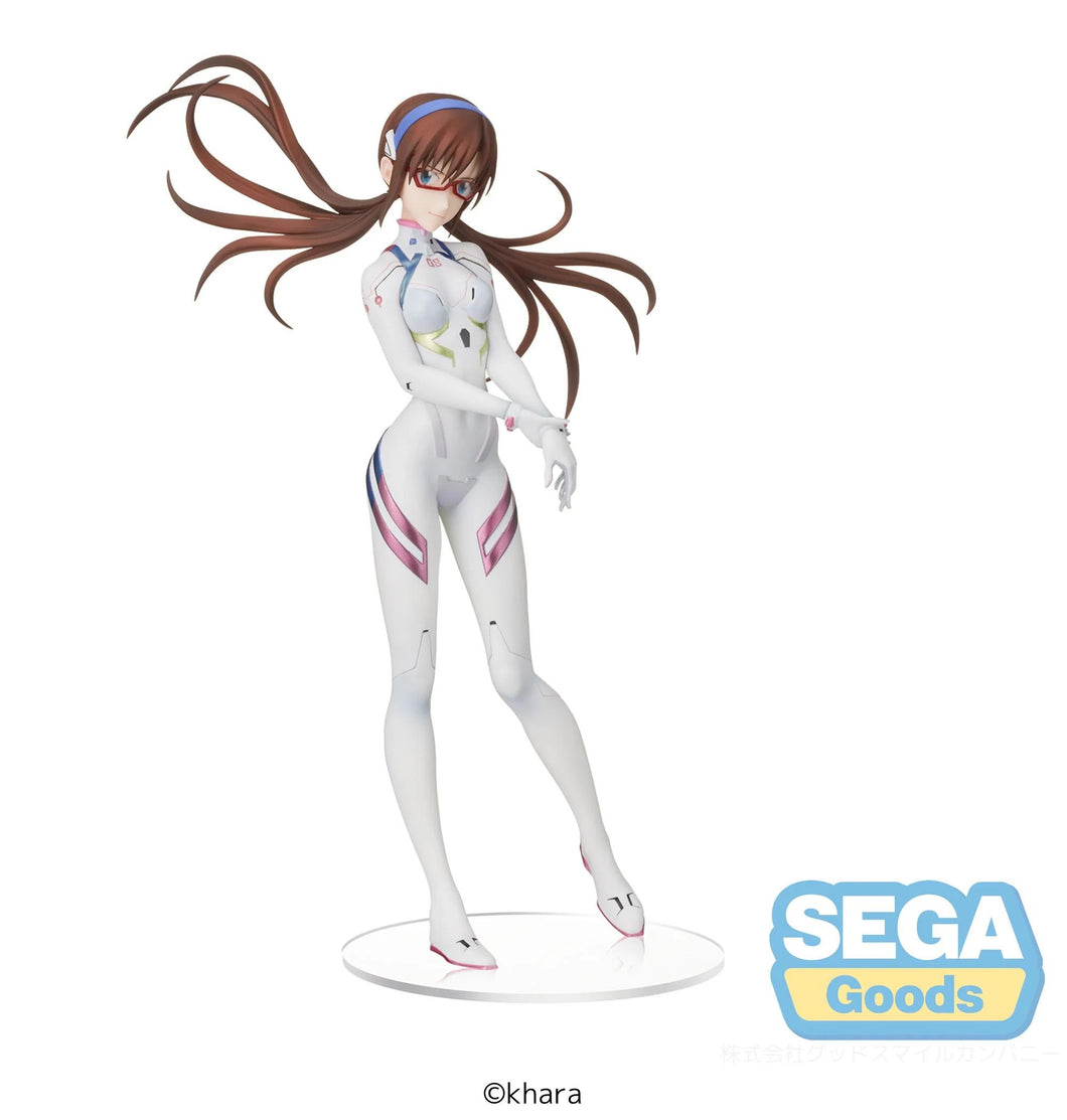 Free UK Royal Mail Tracked 24hr delivery 

Stunning statue of Mari Illustrious Makinami (Known as Maria Iscariot) from the Legendary anime Evangelion. This beautiful statue is launched by SEGA as part of their latest SPM collection. - Adapted from the movie 3.0 + 1.0 Thrice Upon a Time. 

This statue is created meticulously, showing Maria Iscariot posing elegantly in her white plug suit. From the hair, facial expression down to every part of her suit, all created in in-depth detail. - Stunning ! 

This PVC 