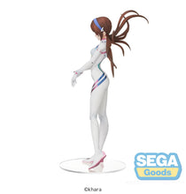 Load image into Gallery viewer, Free UK Royal Mail Tracked 24hr delivery 

Stunning statue of Mari Illustrious Makinami (Known as Maria Iscariot) from the Legendary anime Evangelion. This beautiful statue is launched by SEGA as part of their latest SPM collection. - Adapted from the movie 3.0 + 1.0 Thrice Upon a Time. 

This statue is created meticulously, showing Maria Iscariot posing elegantly in her white plug suit. From the hair, facial expression down to every part of her suit, all created in in-depth detail. - Stunning ! 

This PVC 
