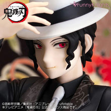 Load image into Gallery viewer, Special statue of Muzan Kitbusuji from the popular anime Demon Slayer. This 1/8th scale figure is launched by FunnyKnights as part of their latest collection.   Funnyknights has completed this piece amazingly. Adapted directly from the anime, showing Muzan posing in his famous Suit and hat. Sculpted in immense detail from the facial expression, eyes, hair, all the way down the creases of his suit. - Truly stunning !  This 1/8th scale figure is packaged in a gift collectible box from FunnyKnights. 

