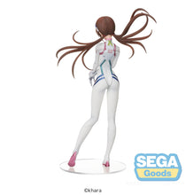 Load image into Gallery viewer, Free UK Royal Mail Tracked 24hr delivery 

Stunning statue of Mari Illustrious Makinami (Known as Maria Iscariot) from the Legendary anime Evangelion. This beautiful statue is launched by SEGA as part of their latest SPM collection. - Adapted from the movie 3.0 + 1.0 Thrice Upon a Time. 

This statue is created meticulously, showing Maria Iscariot posing elegantly in her white plug suit. From the hair, facial expression down to every part of her suit, all created in in-depth detail. - Stunning ! 

This PVC 
