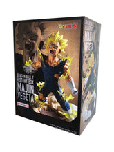 Load image into Gallery viewer, Free UK Royal Mail Tracked 24hr delivery

Stunning statue of Vegeta (Majin form) from the legendary anime Dragon Ball Z. This awesome is launched by Banpresto as part of their latest History Box collection. 

The creator did a spectacular job producing this piece, showing Majin Vegeta posing in rage mode, standing on the battle ground. Sculpted in immense details, from the facial expression, muscle definition, all the way down to the stand. - Stunning! 

Official brand: Banpresto / Bandai

EAN: 498316429199
