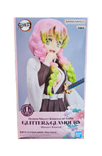 Load image into Gallery viewer, Free UK Royal Mail Tracked 24hr delivery   Beautiful statue of Mitsuri Kanroji from the popular anime series Demon Slayer. This statue is launched by Banpresto as part of their latest  Glitter &amp; Glamours collection.   The statue is created beautifully, showing Mitsuri posing elegantly wearing her Hashira uniform, and with her Nichirin sword attached on her side. - Truly stunning !   This PVC figure stands at 22cm tall, and packaged in a gift/collectible box from Bandai.
