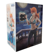 Load image into Gallery viewer, Free UK Royal Mail Tracked 24hr delivery   Beautiful statue of Nami from the legendary anime series ONE PIECE. This figure is launched by Banpresto as part of their latest Its A Banquet collection.  The creator did a fabulous job creating this piece, showing Nami posing stunningly, holding a pitcher of beer. - Stunning !
