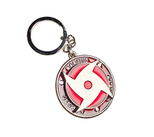 Load image into Gallery viewer, Naruto - Maakasu&#39;s Mangekyou symbol - Spinning Keyring / Keychain - 5cm
