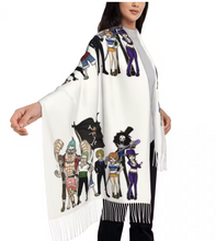 Load image into Gallery viewer, Free UK Royal Mail Tracked 24hr delivery 

Beautiful One Piece velvet scarf / winter shawl. Stunning design, high quality and with a smooth finish.

Excellent gift for any One fan. 

Material: Polyester / Velvet finish 

Size: Unisex adult (72cm x 197cm)


