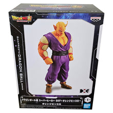 Load image into Gallery viewer, Free UK Royal Mail Tracked 24hr delivery  Powerful striking statue of Orange Piccolo from the legendary anime Dragon Ball Super. This statue is launched by Banpresto as part of their latest DXF series - Super Hero.   The creator did a smashing job on the piece, showing Piccolo in his strongest transformation (Orange Piccolo). - Truly amazing !   This PVC figure stands at 18cm tall, and packaged in a gift/collectible box from Bandai.
