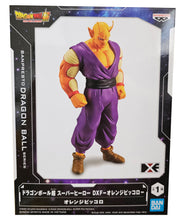 Load image into Gallery viewer, Free UK Royal Mail Tracked 24hr delivery  Powerful striking statue of Orange Piccolo from the legendary anime Dragon Ball Super. This statue is launched by Banpresto as part of their latest DXF series - Super Hero.   The creator did a smashing job on the piece, showing Piccolo in his strongest transformation (Orange Piccolo). - Truly amazing !   This PVC figure stands at 18cm tall, and packaged in a gift/collectible box from Bandai.
