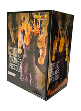 Load image into Gallery viewer, Powerful statue of Orange Piccolo (his strongest form) from the legendary anime Dragon Ball Z. This statue is launched by Banpresto as part of their latest SUPER HERO HISTORY BOX collection - vol.7   The creator did a smashing job on this piece, showing Piccolo posing in his strongest form, with flames coming off his shoulders, and standing on top of the cool rocky design stand. - Truly stunning ! 
