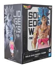 Load image into Gallery viewer, Free UK Royal Mail Tracked 24hr delivery 

Spectacular statue of Super Saiyan Broly (suppressed Super Saiyan form) from the legendary anime Dragon Ball Z. This figure is launched by Banpresto as part of their latest Solid Edge Work collection.

The creator did a fantastic job with this piece, showing Broly in his Super Saiyan (A-type) form. Sculpted in immense detail, adapted directly from the original movie. 

This PVC statue stands at 22cm tall, and packaged in a gift/collectible box from Bandai.

