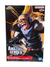 Load image into Gallery viewer, Free UK Royal Mail Tracked 24hr delivery  

Striking statue of Hizashi Yamada (aka Present Mic) from the popular anime series My Hero Academia. This stunning piece is launch by Banpresto as part of their latest Amazing Heroes collection.

This statue is created amazingly, showing Hizashi Yamada posing in battle, blasting his voice. -Stunning! 

This PVC figure stands at 15cm tall, and packaged in a gift / collectible box from Bandai.

Official brand: Banpresto / Bandai  

EAN: 4983164192681

Excellent gift 
