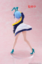 Load image into Gallery viewer, Free UK Royal Mail Tracked 24hr delivery 

Beautiful statue of Rem from the popular anime series Re:Zero - Starting Life In Another World. This gorgeous statue is launched by Taito figures as part of their latest Coreful collection -Jacket Bunny Ver. 

This statue is sculpted meticulously, showing Rem posing stunningly in her Bunny oufit and jacket. 

This PVC statue stands at 18cm tall, and packaged in a gift/collectible box from Taito figures. 

Official brand: Taito

EAN: 840342403776

Excellent gift for
