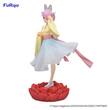 Load image into Gallery viewer, Free UK Royal Mail Tracked 24hr delivery 

Beautiful statue of Ram from the popular anime RE:ZERO - Starting Life in Another World. This stunning figure is launched by Good Smile Company as part of their latest Exceed Creative figure collection - Little Rabbit girl. 

This statue is created beautifully, showing Ram posing elegantly in her Japanese traditional rabbit outfit, and standing on top of a red lotus flower. - Stunning.

This PVC statue stands at 21cm tall, and packaged in a gift/collectible box fro

