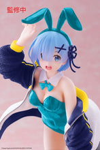 Load image into Gallery viewer, Free UK Royal Mail Tracked 24hr delivery 

Beautiful statue of Rem from the popular anime series Re:Zero - Starting Life In Another World. This gorgeous statue is launched by Taito figures as part of their latest Coreful collection -Jacket Bunny Ver. 

This statue is sculpted meticulously, showing Rem posing stunningly in her Bunny oufit and jacket. 

This PVC statue stands at 18cm tall, and packaged in a gift/collectible box from Taito figures. 

Official brand: Taito

EAN: 840342403776

Excellent gift for
