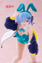 Load image into Gallery viewer, Free UK Royal Mail Tracked 24hr delivery 

Beautiful statue of Rem from the popular anime series Re:Zero - Starting Life In Another World. This gorgeous statue is launched by Taito figures as part of their latest Coreful collection -Jacket Bunny Ver. 

This statue is sculpted meticulously, showing Rem posing stunningly in her Bunny oufit and jacket. 

This PVC statue stands at 18cm tall, and packaged in a gift/collectible box from Taito figures. 

Official brand: Taito

EAN: 840342403776

Excellent gift for
