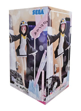 Load image into Gallery viewer, Beautiful statue of Rem from the popular anime series Re:Zero Starting Life in Another World. This figure is launched by SEGA as part of their latest Luminasta collection.  This figure is created beautifully, showing Rem posing beautifully in her super cute Penguin outfit, standing beside her pop up stand. The stand can also used as a pen holder.   This PVC statue stands at 20cm tall (pop up pen holder stand included), and packaged in a gift collectible box from SEGA.   Official brand: SEGA
