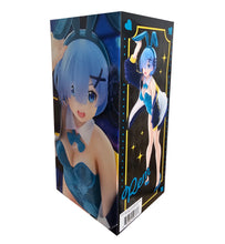 Load image into Gallery viewer, Free UK Royal Mail Tracked 24hr delivery 

Beautiful statue of Rem from the popular anime series Re:Zero - Starting Life In Another World. This gorgeous statue is launched by Taito figures as part of their latest Coreful collection -Jacket Bunny Ver. 

This statue is sculpted meticulously, showing Rem posing stunningly in her Bunny oufit and jacket. 

This PVC statue stands at 18cm tall, and packaged in a gift/collectible box from Taito figures. 

Official brand: Taito

EAN: 840342403776

Excellent gift for
