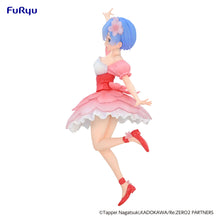 Load image into Gallery viewer, Free UK Royal Mail Tracked 24hr delivery

Beautiful statue of Rem from the popular anime Re:Zero Starting Life in Another World. This gorgeous statue is launched by Good Smile Company as part of their latest FuRyu &quot;Trio Try It&quot; collection. 

This figure is created remarkably, showing Rem posing beautifully in her Cherry Blossom dress. -Stunning! 

This PVC statue stands at 21cm tall, and packaged in a gift/collectible box from Good Smile Company. 

Official brand: Good Smile Company

EAN: 4580736403840

Exc
