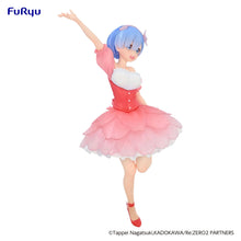 Load image into Gallery viewer, Free UK Royal Mail Tracked 24hr delivery

Beautiful statue of Rem from the popular anime Re:Zero Starting Life in Another World. This gorgeous statue is launched by Good Smile Company as part of their latest FuRyu &quot;Trio Try It&quot; collection. 

This figure is created remarkably, showing Rem posing beautifully in her Cherry Blossom dress. -Stunning! 

This PVC statue stands at 21cm tall, and packaged in a gift/collectible box from Good Smile Company. 

Official brand: Good Smile Company

EAN: 4580736403840

Exc
