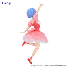 Load image into Gallery viewer, Free UK Royal Mail Tracked 24hr delivery

Beautiful statue of Rem from the popular anime Re:Zero Starting Life in Another World. This gorgeous statue is launched by Good Smile Company as part of their latest FuRyu &quot;Trio Try It&quot; collection. 

This figure is created remarkably, showing Rem posing beautifully in her Cherry Blossom dress. -Stunning! 

This PVC statue stands at 21cm tall, and packaged in a gift/collectible box from Good Smile Company. 

Official brand: Good Smile Company

EAN: 4580736403840

Exc
