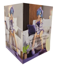 Load image into Gallery viewer, Free Royal Mail Tracked 24hr delivery   Beautiful statue of Rem from the popular anime series Re: Zero - Starting Life in Another World. This stunning figure is launched by Good Smile Company as part of their latest Noodle Stopper Collection - Rem Room Wear Purple Color ver.   The creator did an amazing job with this piece, showing Rem posing elegantly in her nightwear. Stunning ! 
