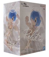 Load image into Gallery viewer, Rem – Re:Zero - Starting Life in Another World – Relax Time Sweet Angel Figure – 13cm
