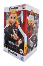 Load image into Gallery viewer, Free UK Royal Mail Tracked 24hr delivery  

Astounding statue of Kyōjurō Rengoku from the popular anime Demon Slayer. This figure is launched by Banpresto as part of their latest Grandista series. 

The creator did a stunning job with this piece, showing Rengoku posing in his flame hashira uniform, holding his flame Nichirin sword. -Stunning! 

This PVC statue stands at 24cm tall, and packaged in a gift collectible box from Bandai. 

Official brand: Banpresto / Bandai 

EAN: 4983164293692

