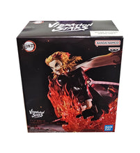 Load image into Gallery viewer, Free UK Royal Mail Tracked 24hr delivery  

Striking statue of Kyōjurō Rengoku from the popular anime series Demon Slayer. This Fiery statue is launched by Banpresto as part of their latest Vibration Stars Collection. 

The creator did a fantastic job with this piece, showing Rengoku posing in battle, performing his flame breathing technique, and striking with his flame hashira sword. Captured in motion perfectly. 

This PVC statue stands at 14cm tall, and packaged in a gift/collectible box from Bandai. 
