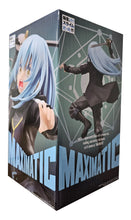 Load image into Gallery viewer, Free UK Royal Mail Tracked 24hr delivery    Striking statue of Rimuru Tempest from the popular anime That Time I Got Reincarnated as a Slime. This amazing figure is launched by Banpresto as part of their latest MAXIMATIC collection - Celebrating the 10th Anniversary - The Rimuru Tempest II figure.   This statue is created meticulously, showing Rimuru Tempest posing in battle mode, holding his sword. Truly amazing !  This PVC figure stands at 20cm tall, and packaged in a gift collectible box from Bandai. 
