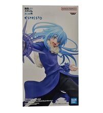 Load image into Gallery viewer, Free UK Royal Mail Tracked 24hr delivery 

Stunning statue of Rimuru Tempest  from the popular anime That Time I Got Reincarnated as a Slime. This figure is launched by Banpresto as part of their latest Expresto collection - Phantom Effect. 

The creator did a fantastic job creating this piece, showing Rimuru Tempest posing elegantly. -Stunning! 

This PVC figure stands at 20cm tall, and packaged in a gift/collectible box from Bandai. 

Official brand: Bandai / Banpresto 

EAN: 4983164293272

Excellent gift
