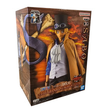 Load image into Gallery viewer, Free UK Royal Mail Tracked 24hr delivery

Stunning statue of Sabo (Chief of Staff of the Revolutionary Army) from the legendary anime ONE PIECE. This statue is launched by Banpresto as part of their latest DXF collection - The Grandline Seies. 

The sculptor created this piece in amazing fashion, showing Sabo posing in his uniform, and holding his iron pipe! 

This PVC statue stands at 18cm tall, and packaged in a gift/collectible box from Bandai. 

Official brand:  Banpresto / Bandai
