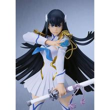 Load image into Gallery viewer, SATSUKI KIRYUIN COMMANDS THE BATTLEFIELD
Bring the commanding presence of Satsuki Kiryuin to your collection with this officially licensed POP UP PARADE SP Figure from Kill la Kill, produced by Good Smile Company.

Satsuki is captured in an imposing battle-ready stance, wearing her striking white Junketsu uniform while preparing to draw her signature katana. Her intense expression, flowing dark hair and uncompromising posture perfectly reflect the confidence and authority that make her one of Kill la Kill's
