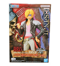 Load image into Gallery viewer, Free UK Royal Mail Tracked 24hr delivery  Stunning statue of Sanji from the legendary anime ONE PIECE. This fabulous statue is launched by Banpresto as part of their latest The Grandline Men collection vol.4.   The creator did a astonishing job with this piece, showing Sanji posing in his leather pirate outfit, wearing his shades, and holding a cigarette. - Stunning !   This PVC figure stands at 17cm tall, and packaged in a gift/collectible box from Bandai.   Official brand: Banpresto / Bandai
