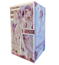 Load image into Gallery viewer, Elegance Meets Darkness with Shalltear
Add the captivating Shalltear Bloodfallen to your collection with this officially licensed Overlord Glitter &amp; Glamours Wedding Ver. Figure by Banpresto / Bandai Spirits.

Shalltear is beautifully recreated in an elegant white wedding-inspired outfit, offering a striking contrast to her normally dark and formidable appearance. Her flowing lavender hair, distinctive red eyes and delicate outfit detailing have been carefully sculpted to capture her unmistakable character.
