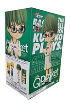 Load image into Gallery viewer, Free UK Royal Mail Tracked 24hr delivery   Super cute figure of Shintarō Midorima from the popular anime series Kuroko&#39;s Basketball. This figure is launched by Banpresto as part of their latest Q Posket collection.  This Q Posket figure of Midorima is created beautifully. Adapted from the anime showing Midorima posing in his team uniform.    This PVC statue stands at 14cm tall, and packaged in a gift collectible box from Bandai.  Ver. B
